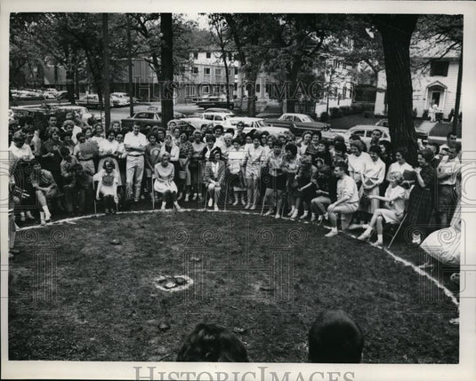 1961 Press Photo University of Minnesota Phi Delta Theta Sponsored Turtle Race - Historic Images