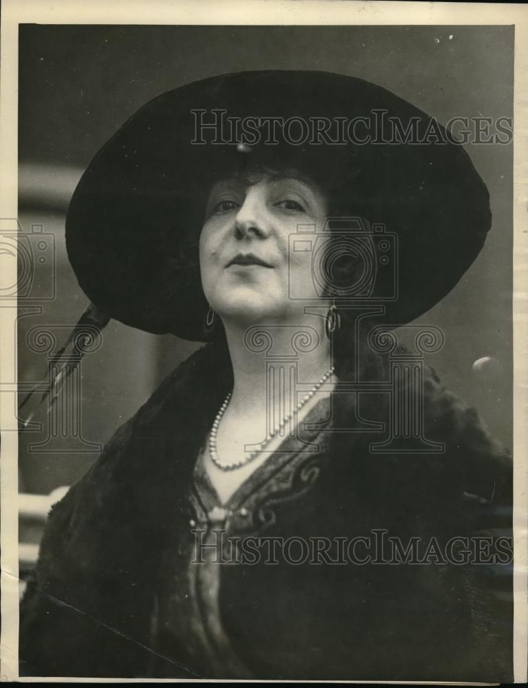 1923 Press Photo Marchioness Santo Marie, socialite from Spain, visiting U.S. - Historic Images
