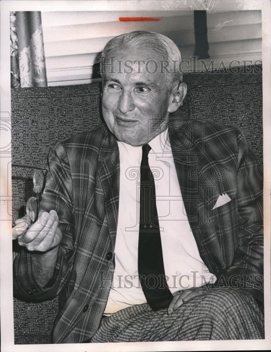 1962 Press Photo SAm Katzel, Hollender in Cleveland - Historic Images
