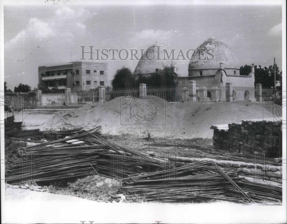 1963 Press Photo Demolished mud flats in Sudan - Historic Images