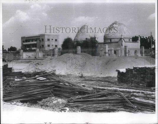 1963 Press Photo Demolished mud flats in Sudan - Historic Images