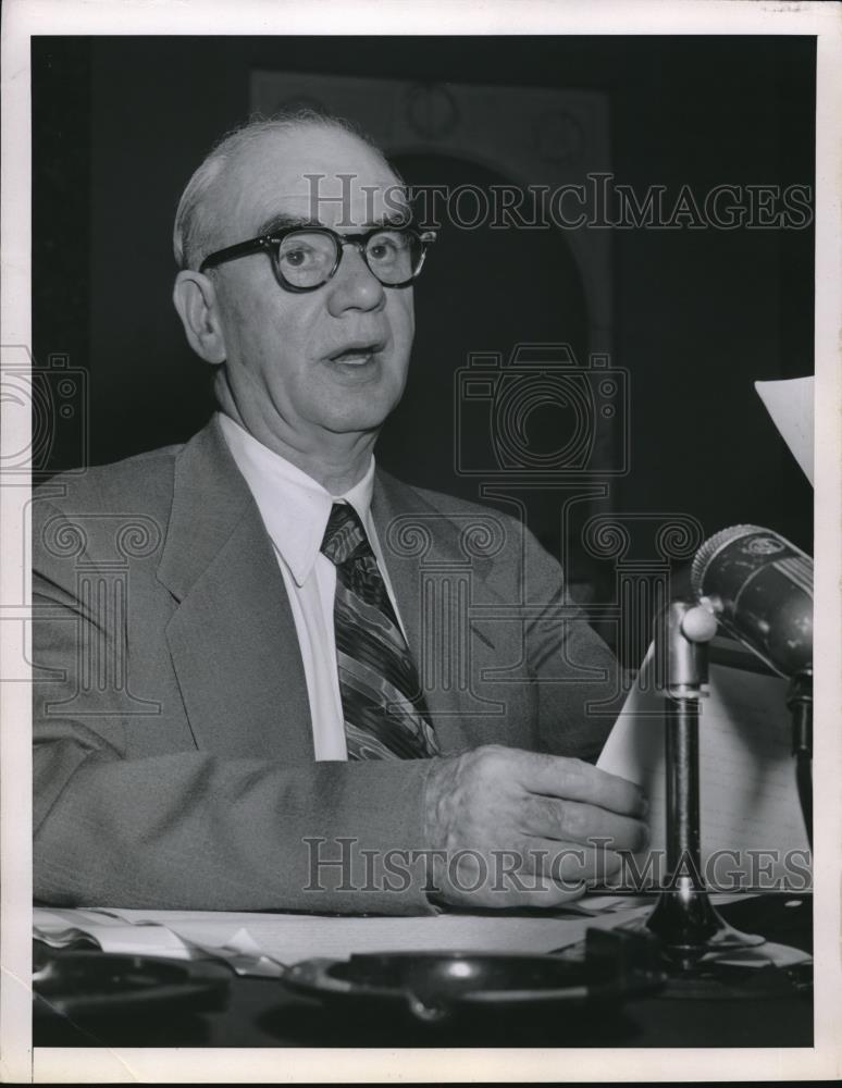 1952 Press Photo DC Phillip Murray president of CIO United Steelworkers - Historic Images