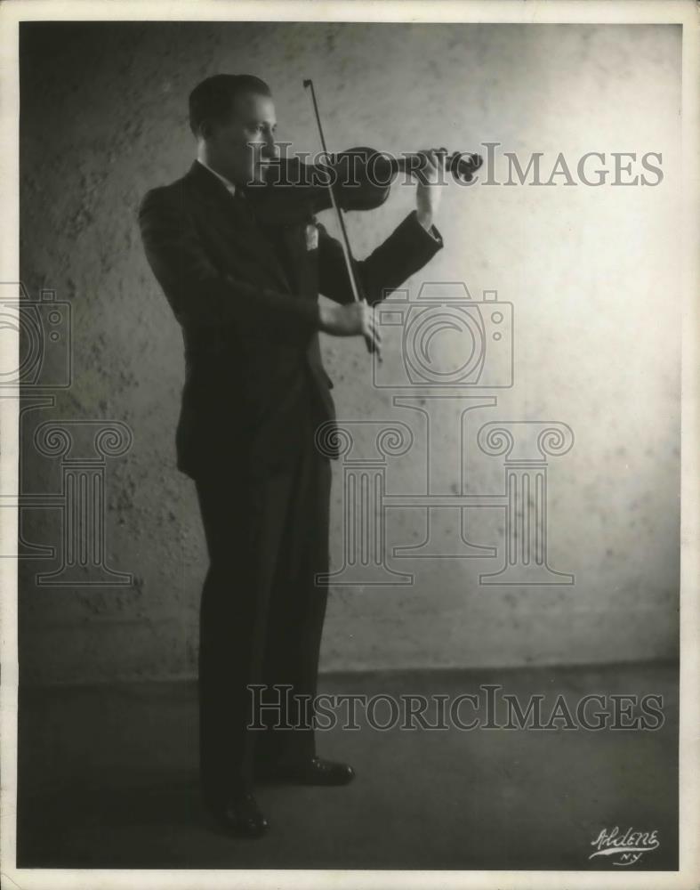 1931 Press Photo Alfred H. Werthum Violinist - Historic Images