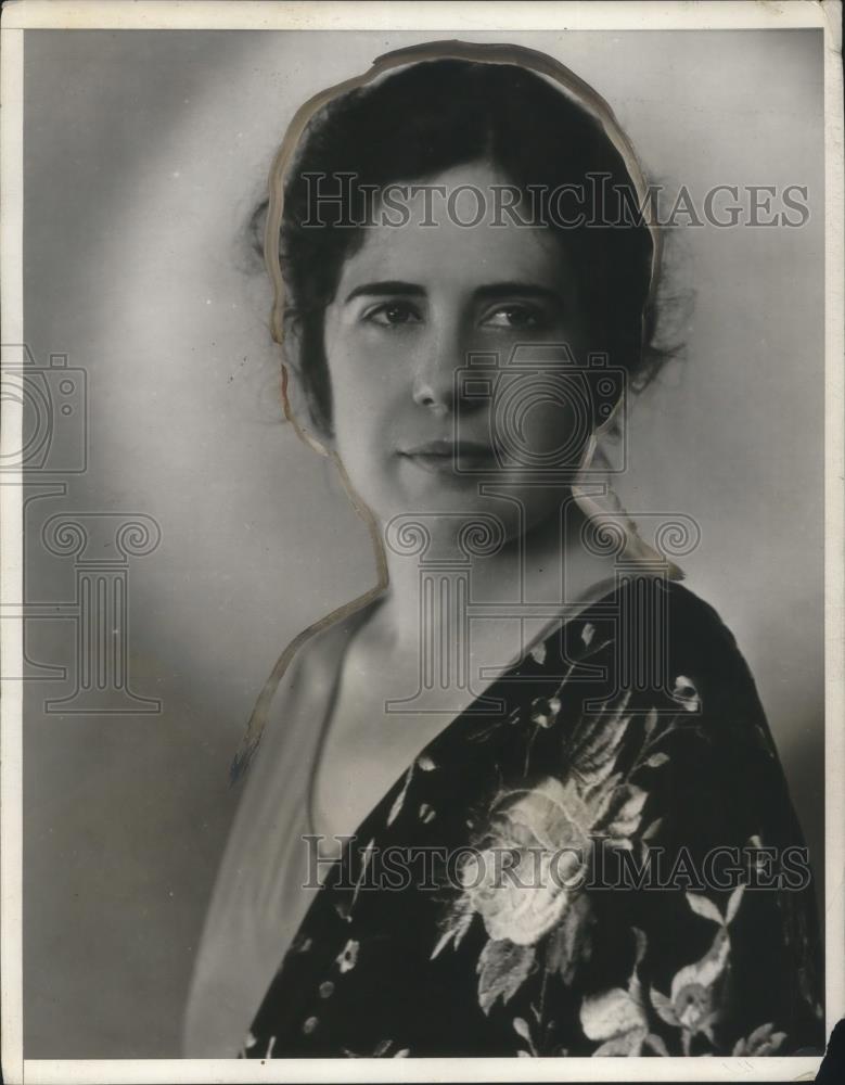 1931 Press Photo Muriel Wilsom, NBC soprano - Historic Images