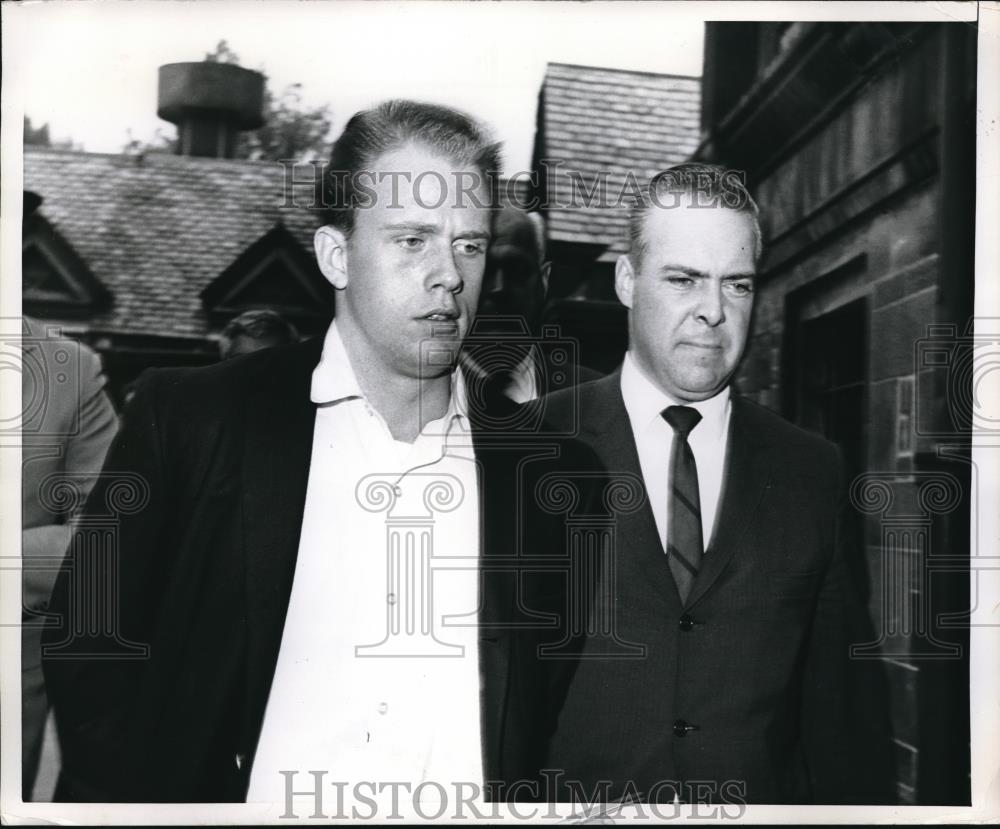 1966 Press Photo Richard Conroy booked for homiciide - Historic Images