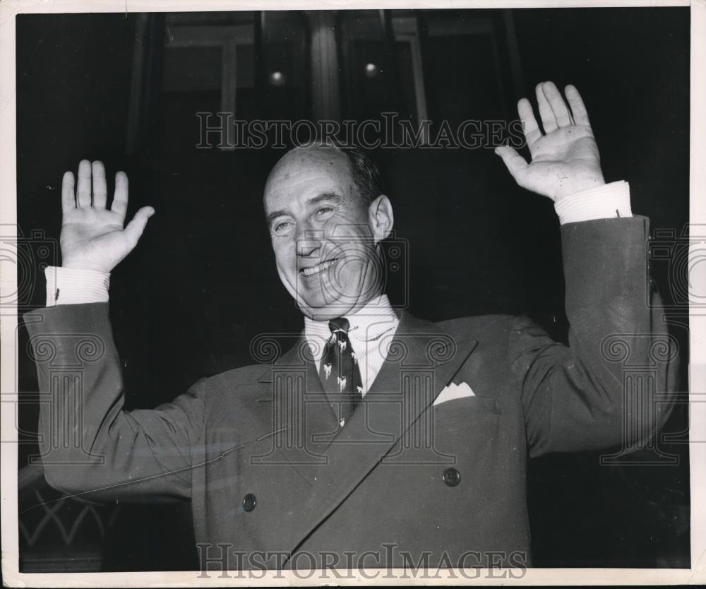 1952 Press Photo Gov Adlai E Stevenson of Illinois to run for President - Historic Images