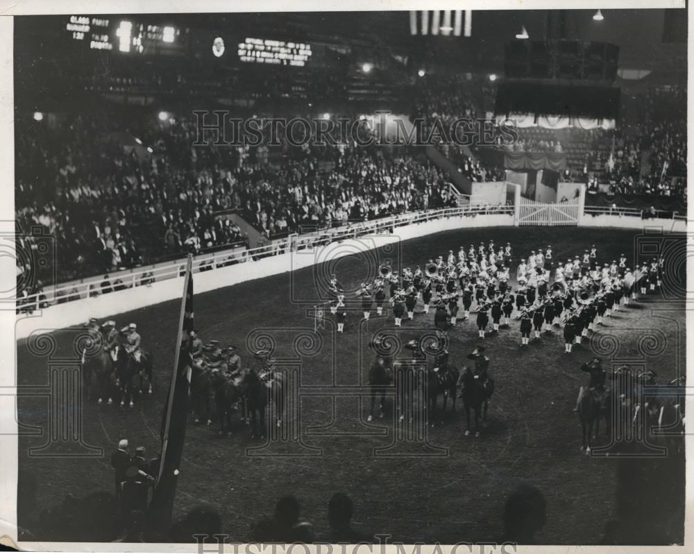 1932 Press Photo Inaugural ceremony at NYC National Horse Show - nes16901 - Historic Images