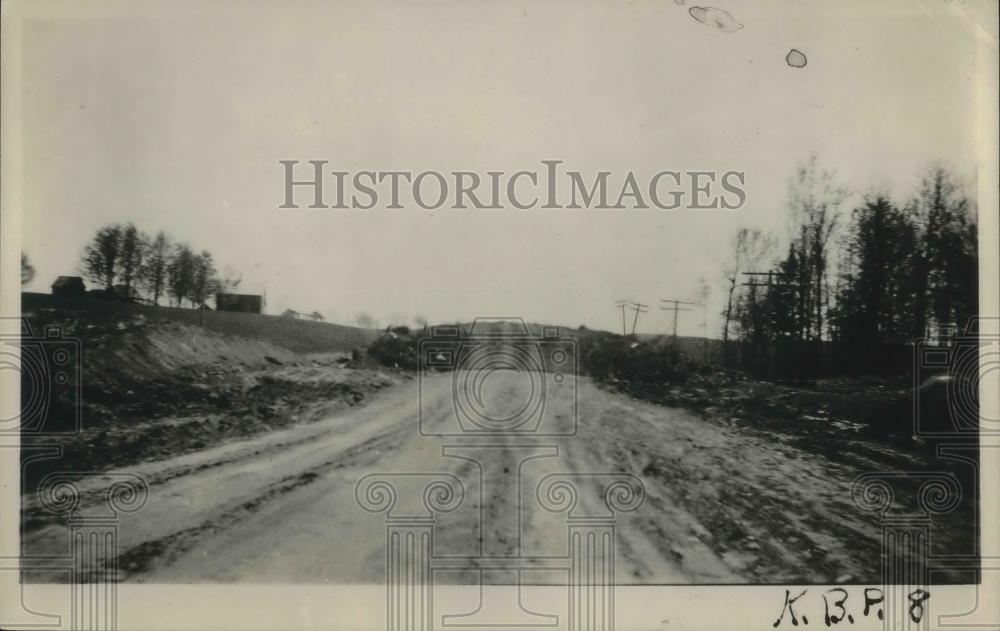 1931 Press Photo blast photos that unheaved solis - Historic Images