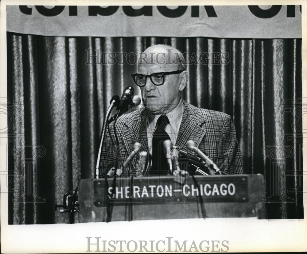 1973 Press Photo George Halas with the Chicago Bears organization - nes16845 - Historic Images