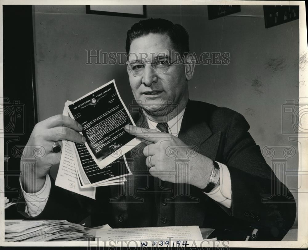 1940 Press Photo Representative Frank E Hook of Michigan - Historic Images