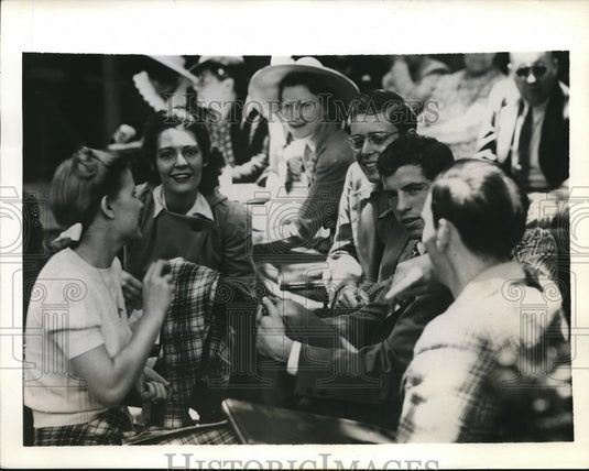 1941 Press Photo American Students at Mexico's National University in Summer - Historic Images