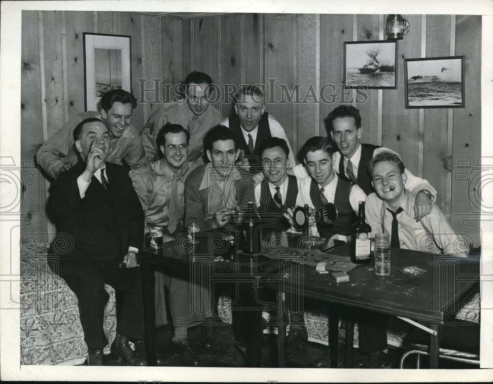 1942 Press Photo Wash ACME office, Jack Schultz, Grant Anderson,Whit Raines - Historic Images