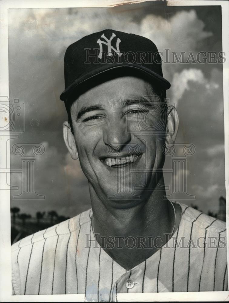 1964 Press Photo Steve Hamilton of NY Yankees - nes19119 - Historic Images