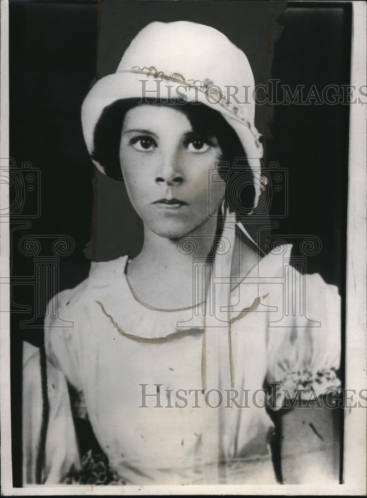 1933 Press Photo heiress Peggy McMath, kidnapped from school in Harwichport, MA - Historic Images