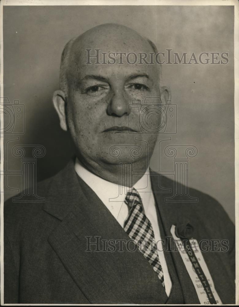 Press Photo Walter Johnson Nat president - Historic Images