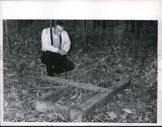 1960 Press Photo Site where Nancy Eaglessen's body found 8 miles from home - Historic Images