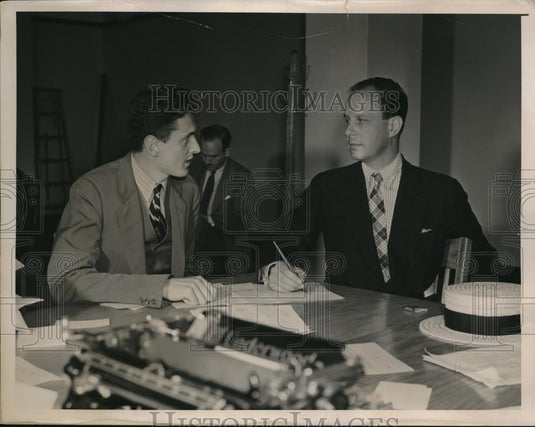 1940 Press Photo Newbold Morris pres of NYC Council at CMTC training - Historic Images