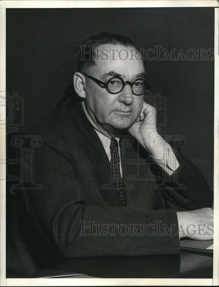 1935 Press Photo Governor Morris in Court for a drunkin driving fine - Historic Images