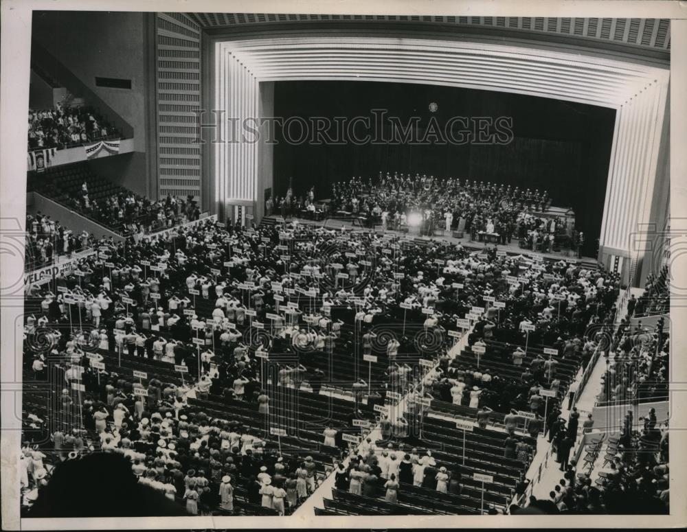 1935 Press Photo Legion Convention St Louis Missouri Political Leaders - Historic Images