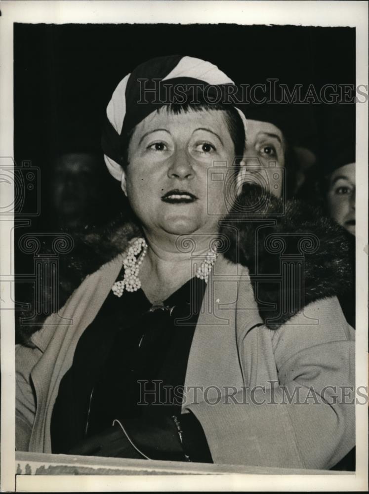 1937 Press Photo Homer S Cummings Attorney General Wife - Historic Images