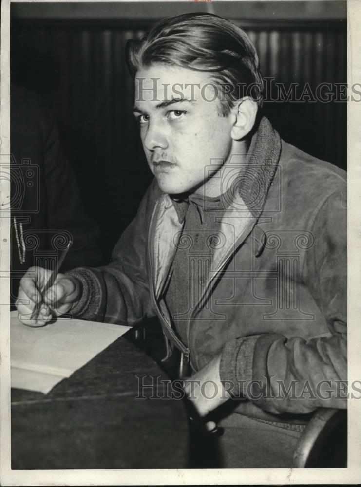 1931 Press Photo Witness of a shooting incident Joseph T. Wilson - Historic Images