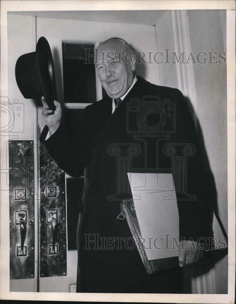 1950 Press Photo Myron Taylor special representative to the Vatican - Historic Images