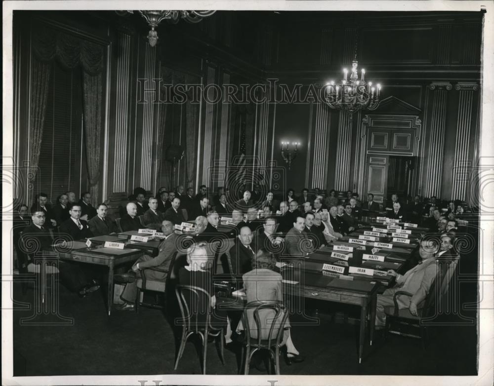 1945 Press Photo The general view during session of the Committee of Jurists - Historic Images