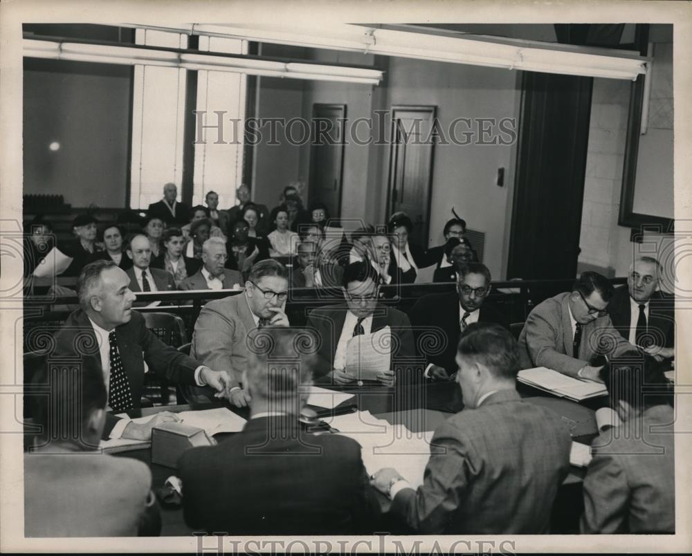 1952 Press Photo View of a Council meeting in Ohio - Historic Images