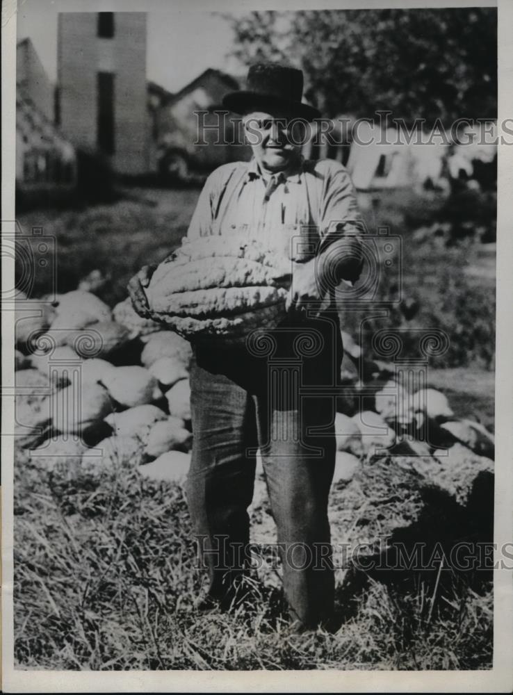 1933 Press Photo Frank Larkin of MO earns title &quot;Squash King of Missouri&quot; - Historic Images