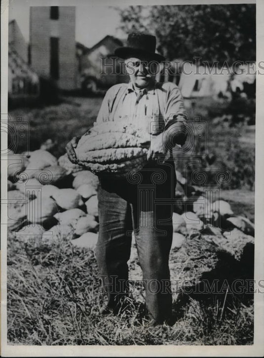 1933 Press Photo Frank Larkin of MO earns title "Squash King of Missouri" - Historic Images