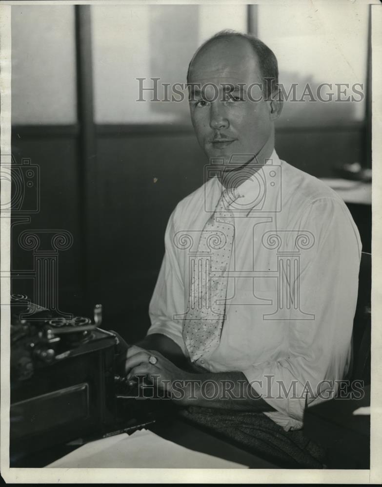 1931 Press Photo Arnold M Malmquist - Historic Images