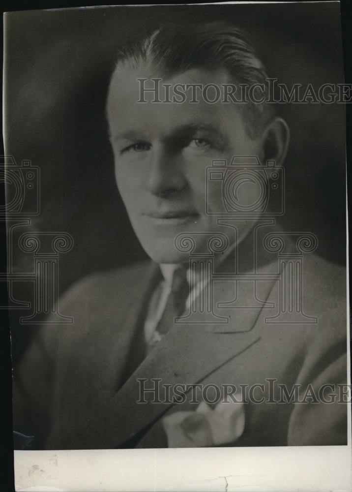 1934 Press Photo E. Burd Grubb, President, New York Curb Exchange - Historic Images