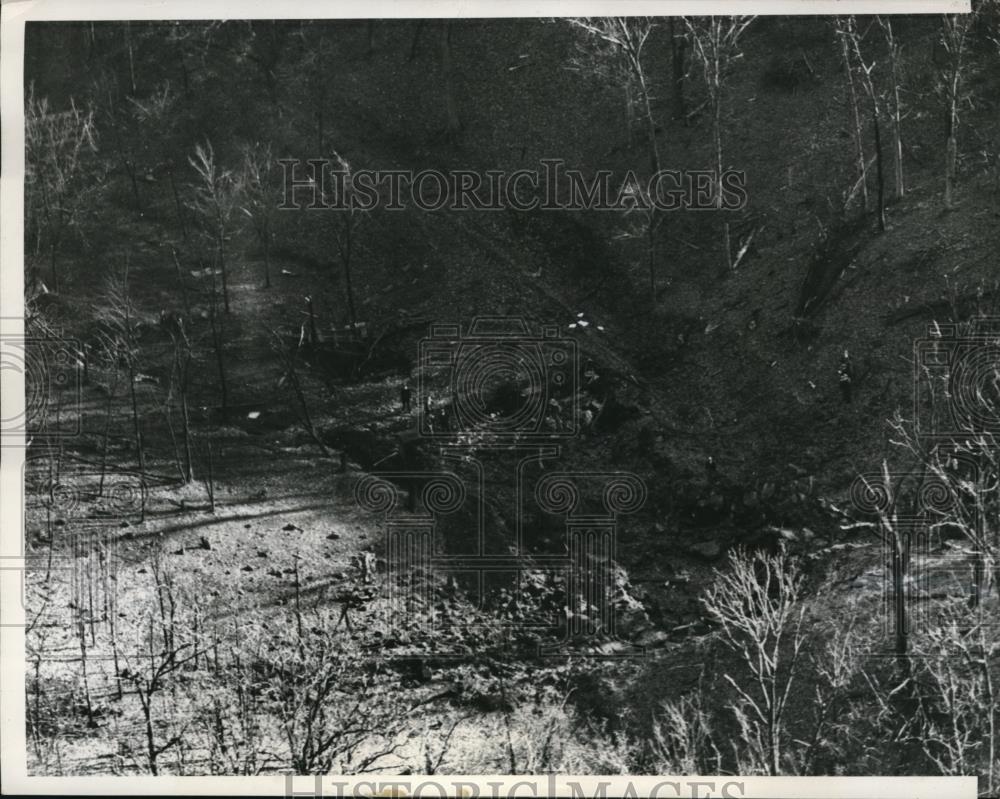 1941 Press Photo Blast at the Western Powder Company Plant kills four men - Historic Images