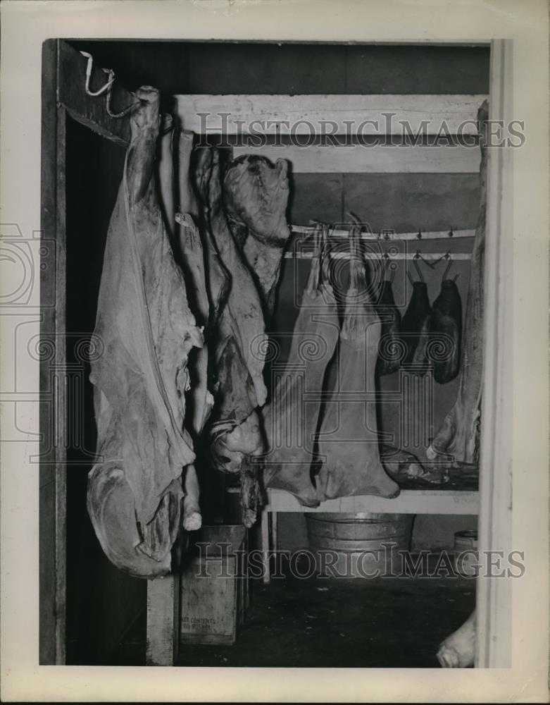 1943 Press Photo Quick Freezer Baldwin Zero Food Lockers - Historic Images