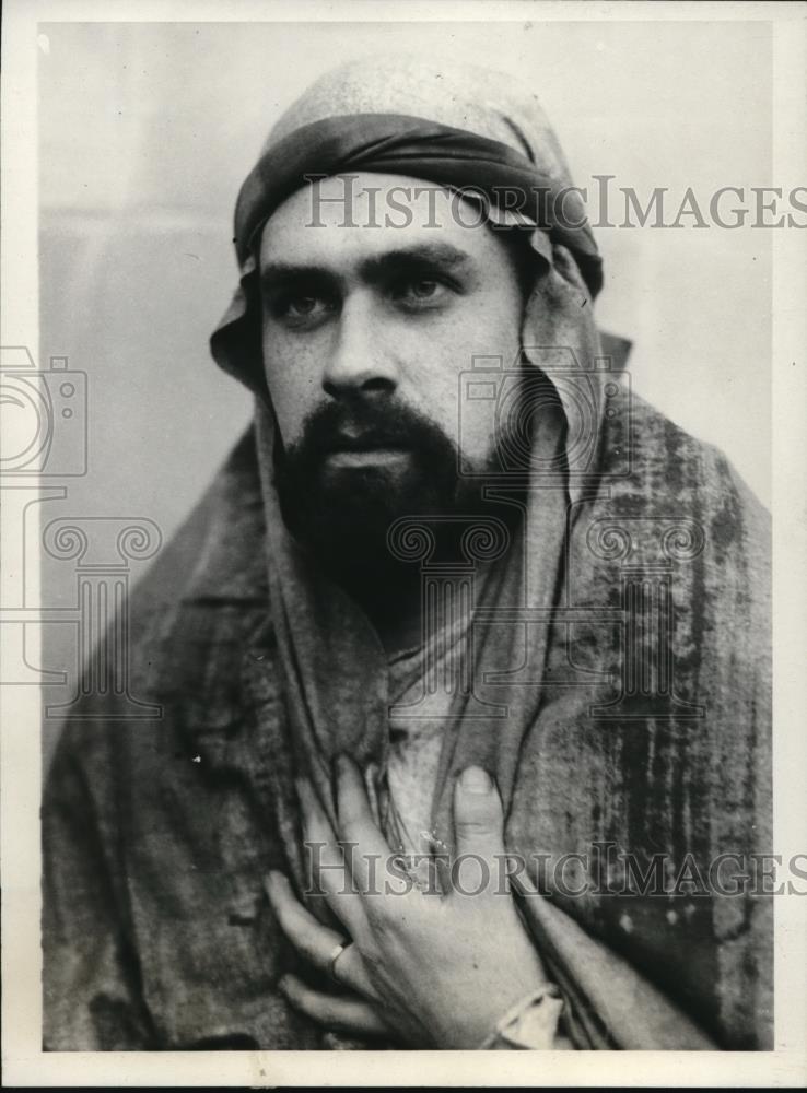 1929 Press Photo H Jones as Joseph in Miracle play at Harvard Dramatic club - Historic Images