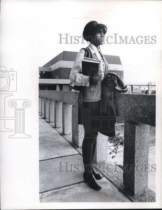 Press Photo Thelma Rice of Cleveland Ohio - Historic Images