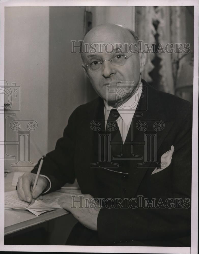 1938 Press Photo John Lord O'Brian special assistant to Attn General War Work - Historic Images