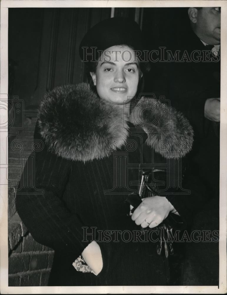 1940 Press Photo Mrs. Franklin is the wife of an accused murderer of J. Stevens - Historic Images