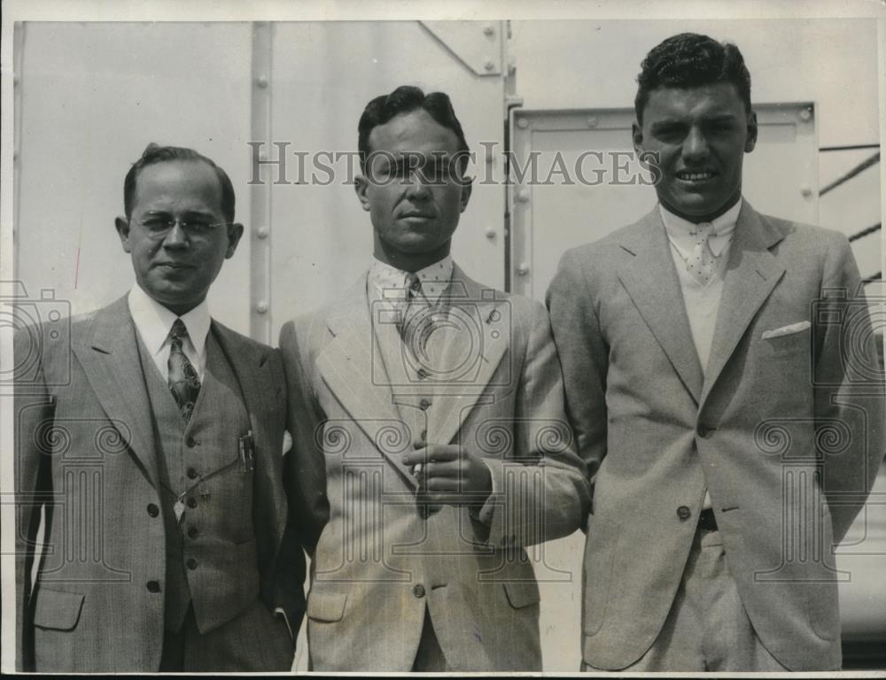 1931 Press Photo The American Debate team are Ulyses Mitchell &amp; Gregson Bautzer - Historic Images