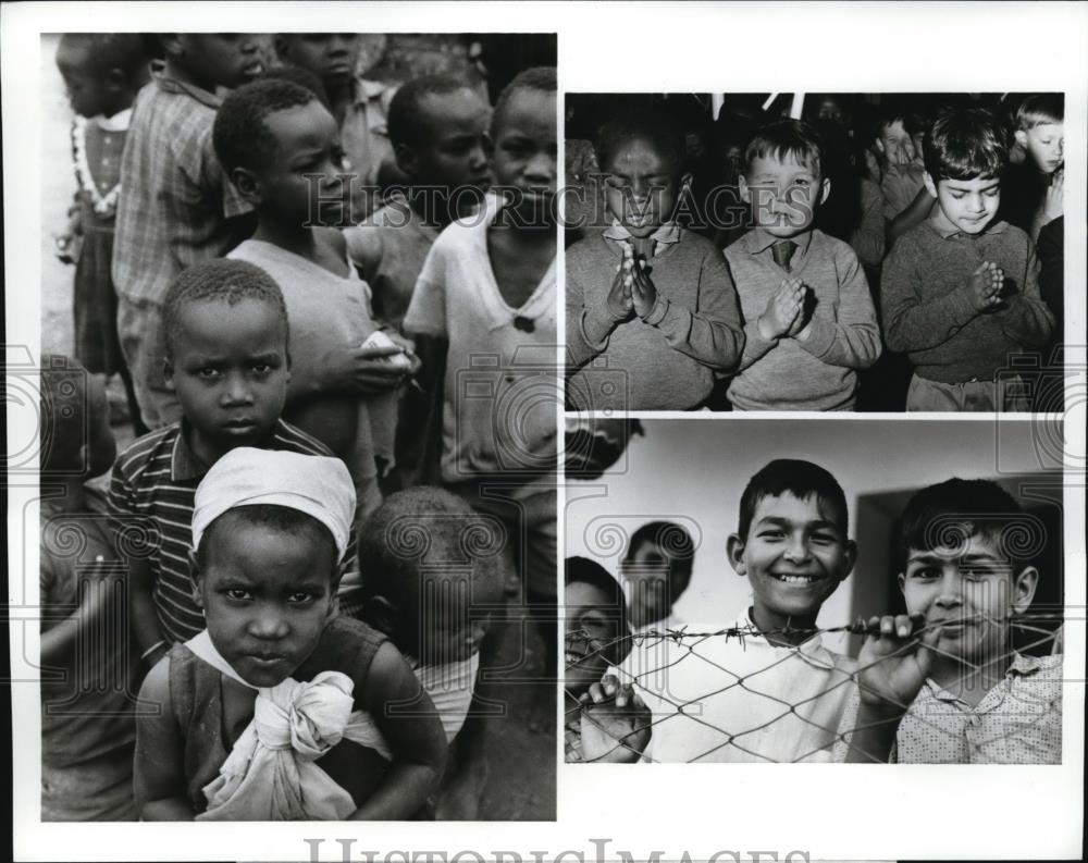 1970 Press Photo Children in ABC program To All the World&#39;s Children - Historic Images