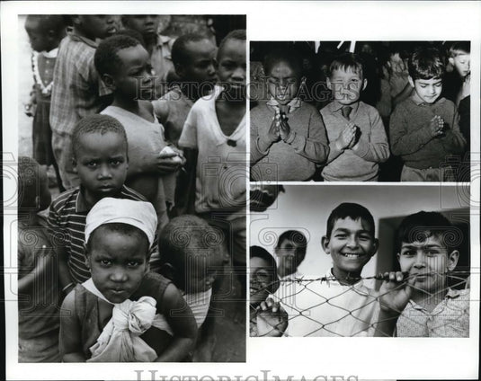 1970 Press Photo Children in ABC program To All the World's Children - Historic Images