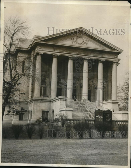 1930 Press Photo Mt Vernon Place Methodist Episcopal Church Washington D C - Historic Images