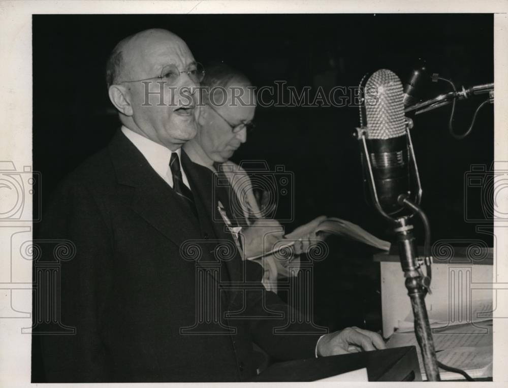 1940 Press Photo John Lors O&#39;Brian at G.O.P National Convention at Philadelphia - Historic Images