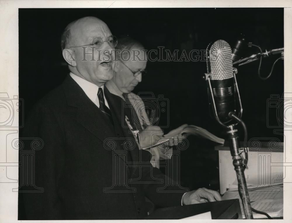 1940 Press Photo John Lors O'Brian at G.O.P National Convention at Philadelphia - Historic Images