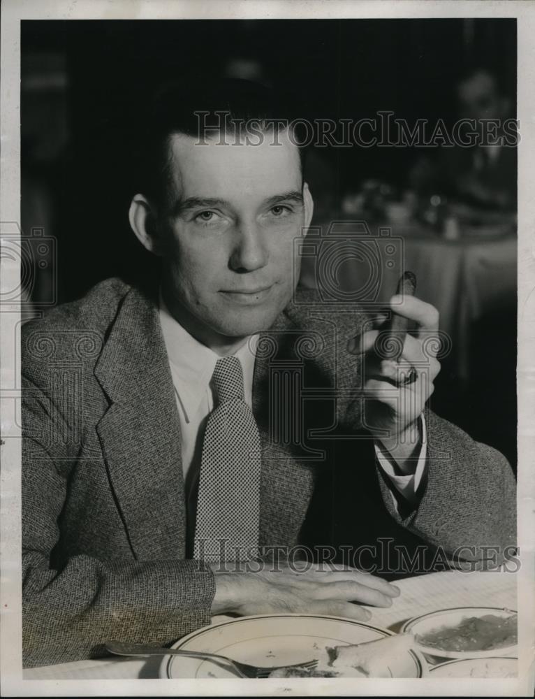 1934 Press Photo Earl Forbeck carried a fight to Washington - Historic Images