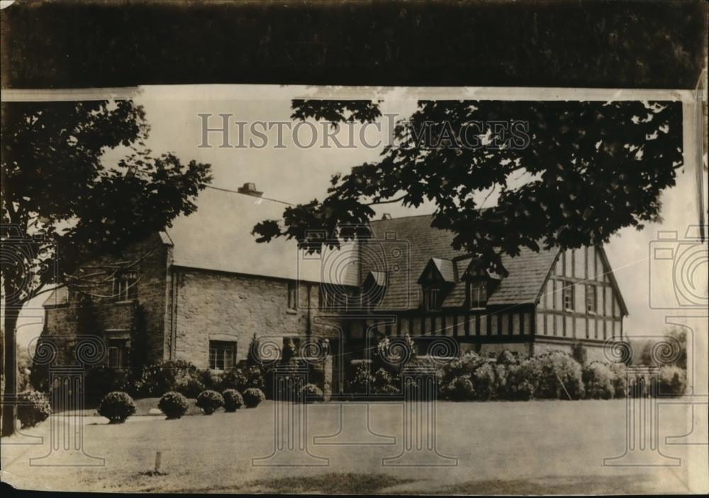 1931 Press Photo The Adamson house in Haverford, Pa owned by Wm &amp; Fiji - Historic Images