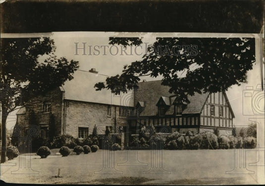 1931 Press Photo The Adamson house in Haverford, Pa owned by Wm & Fiji - Historic Images