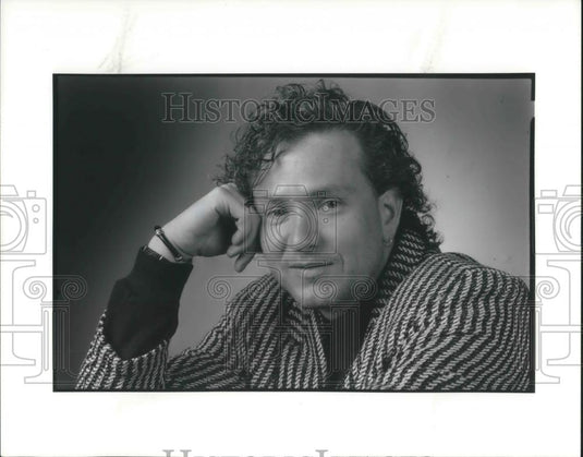 1990 Press Photo Jewelry Designer Richard Blisten - Historic Images