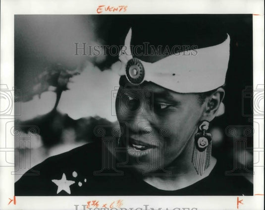1997 Press Photo Nationally renowned story teller Charlotte Blake Alston - Historic Images