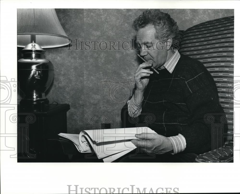 1991 Press Photo Stewart Conn, Playwright - cva07959 - Historic Images